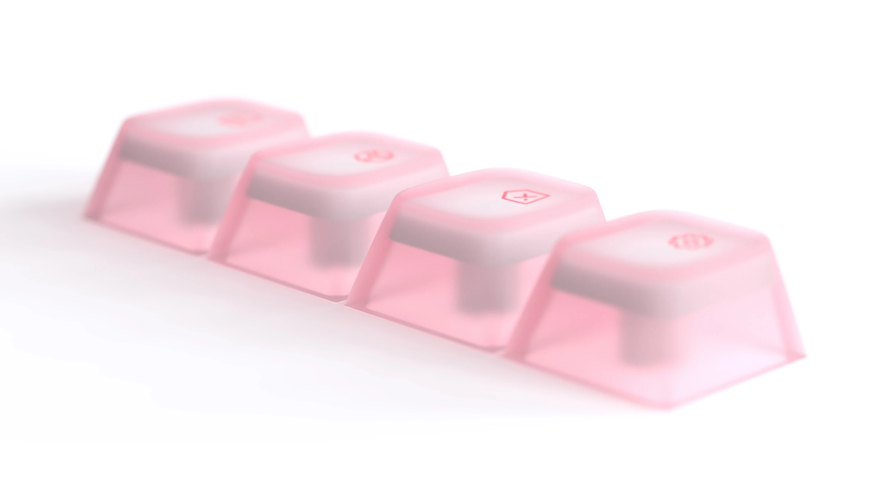 CIY 113 Key Nogi Silicone Keycap Cherry Profile Purple Pink Green Compatible with 61/87/104/108 Mechanical Keyboard