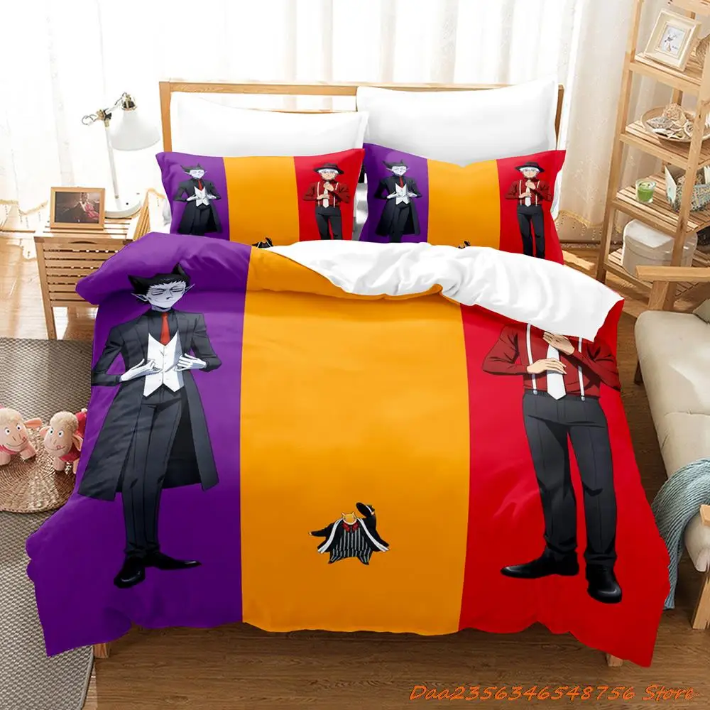 Personelity 2024 The Vampire Dies in No Time 2 Bedding Set Cartoon Anime three-piece set Adult Kid Bedroom Duvetcover Sets 3D Ka