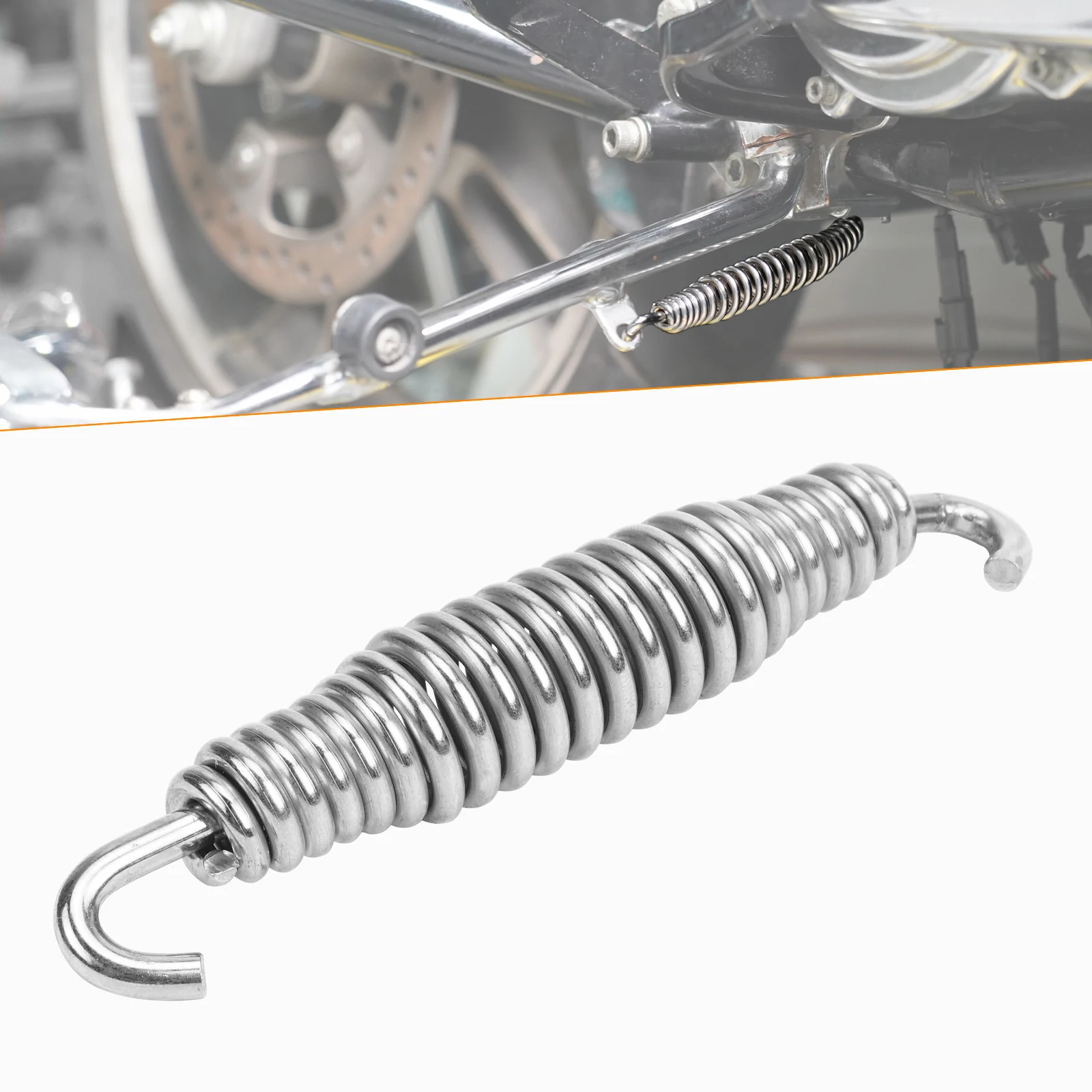 49725-07A Jiffy Kickstand Spring for Harley Road King Special Street Glide FLHX/S/SE 17-24 Fat Boy FLFBS Heritage Classic 18-24