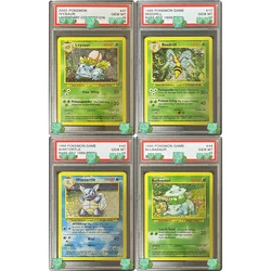 1999/2002 karta kolekcjonerska z grą PTCG wersja angielska IVYSAUR LEGENDARY COLLECTION BULBASAUR BEEDRILL WARTORTLE GEM MT 10