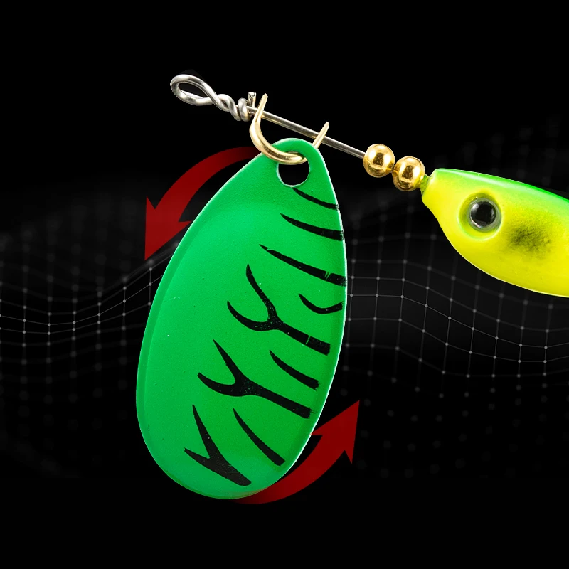 LUSHAZER سبينر ملعقة معدنية الصيد إغراء غرق 75 مللي متر 9 جرام الصيد الطعم لسمك السلمون المرقط باس الدورية الترتر إغراء #5