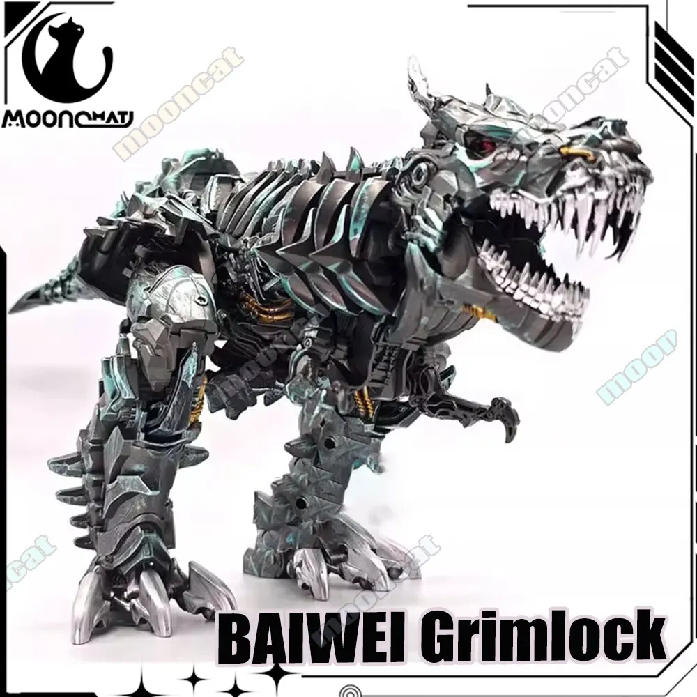 

Baiwei Tw1034 23cm Grimlock Dinosaur Action Figurine Grimlock Deformable Toys Robot Collection Dragon Robots Kids Birthday Gifts