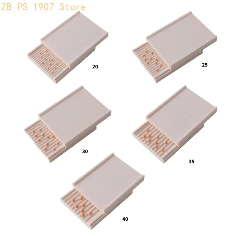 Clay Bead and Rope Roller Tool, Plastic Combined Shaper for Polymer Clay Craft Beads, Detail Parts and Clay Lines 55KA
