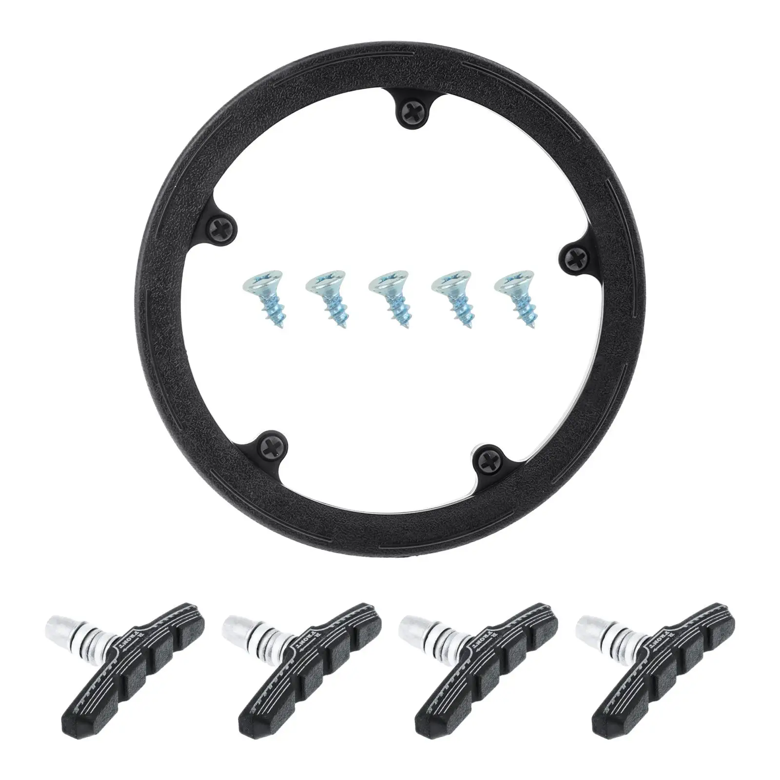 

Bike Chain Wheel Protector Chainring Crankset Round, 2 Pairs