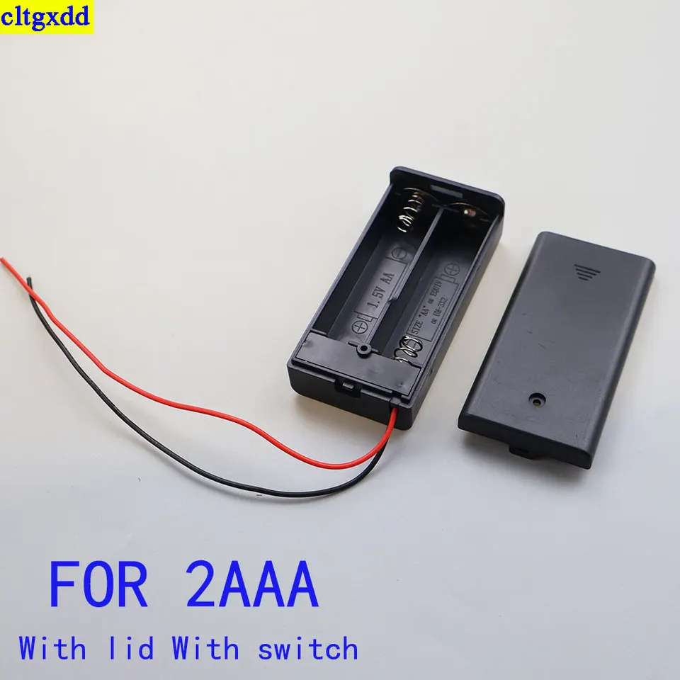cltgxdd 1piece 1/2/3/4/5/6/8 slot port AA AAA transparent battery