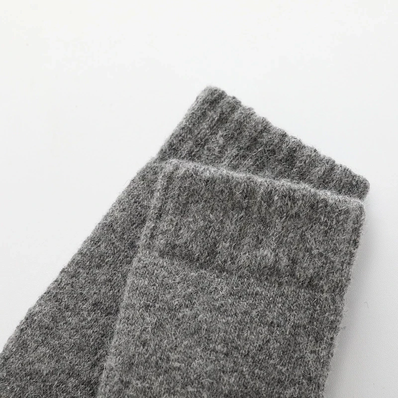 2022 neue Verdicken Winter Warme Wolle Frauen Socken Solide Männer Socken Super Plüsch Merino Wolle Socken Weihnachten Gegen Kalt Schnee socken