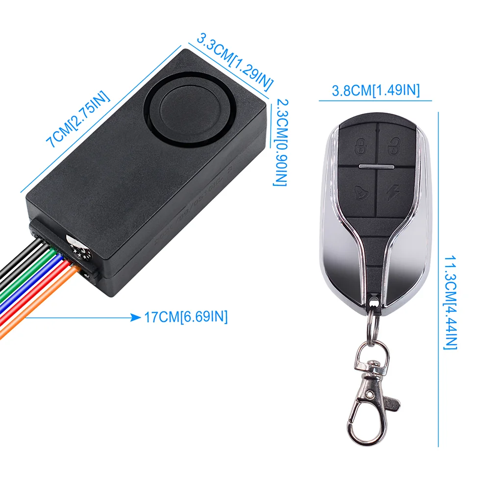 -theft Device Burglar Alarm Gate Lock Plastic Keyless Electric Car