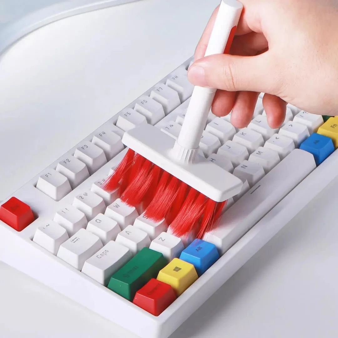 Tastatur-Reinigungsbürste, Computer-Kopfhörer-Reinigungswerkzeuge, Tastaturreiniger, Tastenkappen-Abzieher-Set für PC, Airpods Pro 1 2