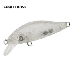 Countbass 10Pcs Sinking Blank Hard Lures 45mm/1.8