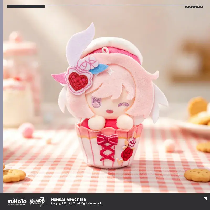 [Genuine] miHoYo Game Honkai Impact 3rd Plush Pendant Kiana Elysia Raiden Mei Seele Anime Accessory Keychain Cosplay Xmas Gifts 3