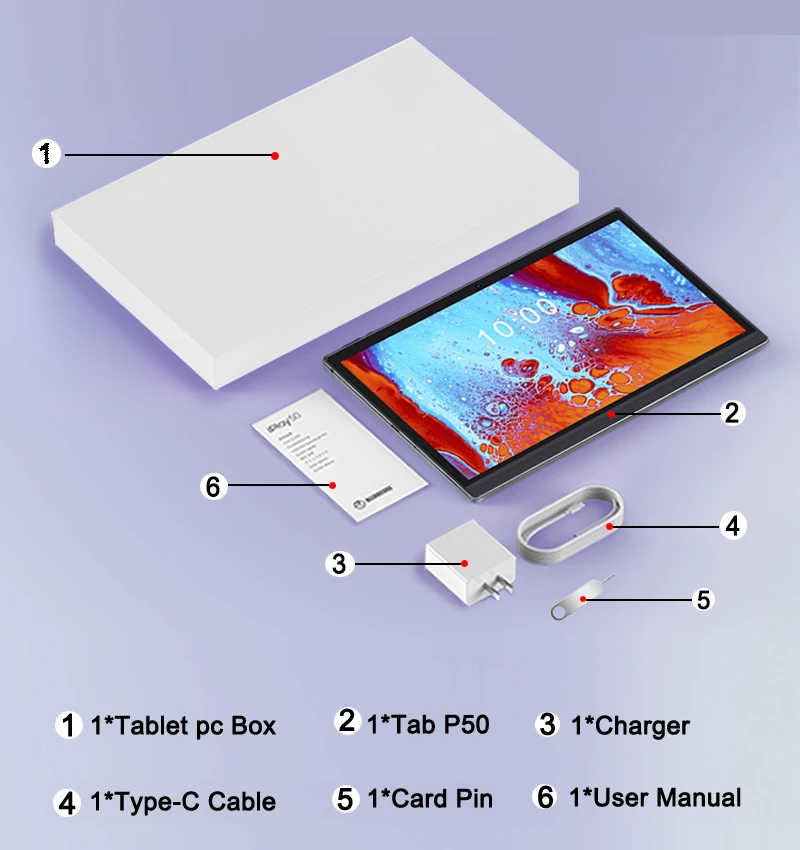 Global Language Google Play Certified Large Screen 14.1 Inch Tablet Pc 256GB Phone Call Bluetooth 5G WiFi Learning Game Pad