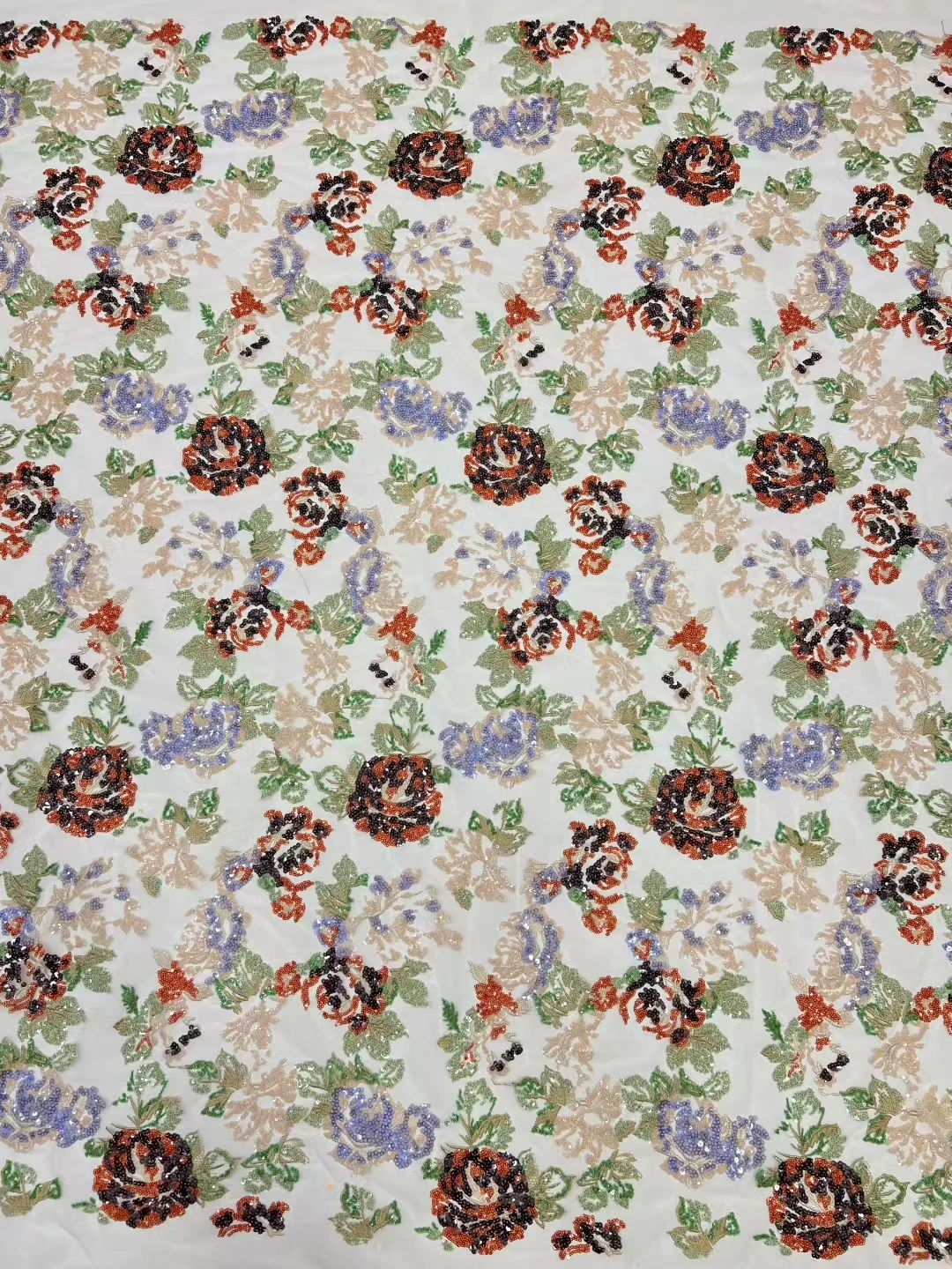 2025最新のクラシックな優れた品質のエレガントな刺繍ヘビーシークインチュールレース生地結婚式のイブニングドレスNN6852_E