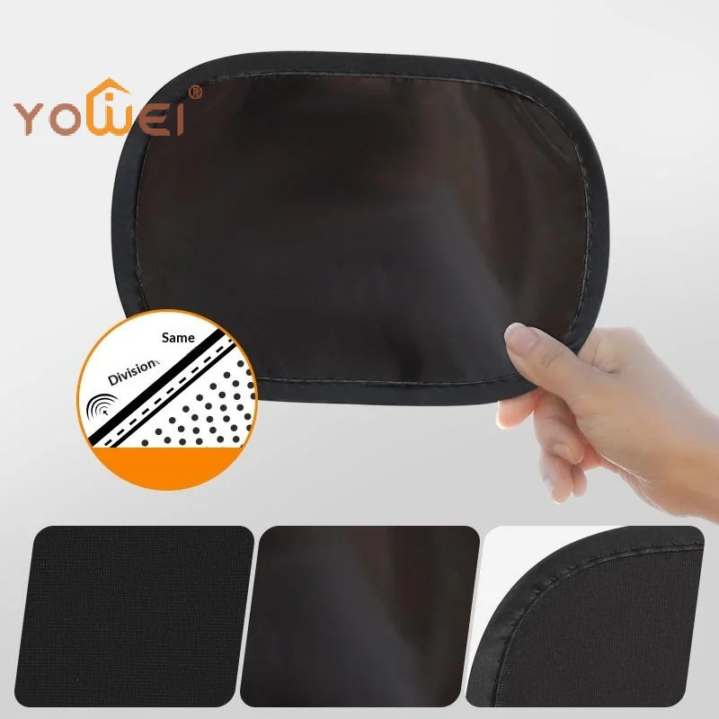 Latest 2pcs Summer Car Mini Small Shading And Anti-static Film Car Side Window Sun Protection And Heat Insulation Sunshade Cover