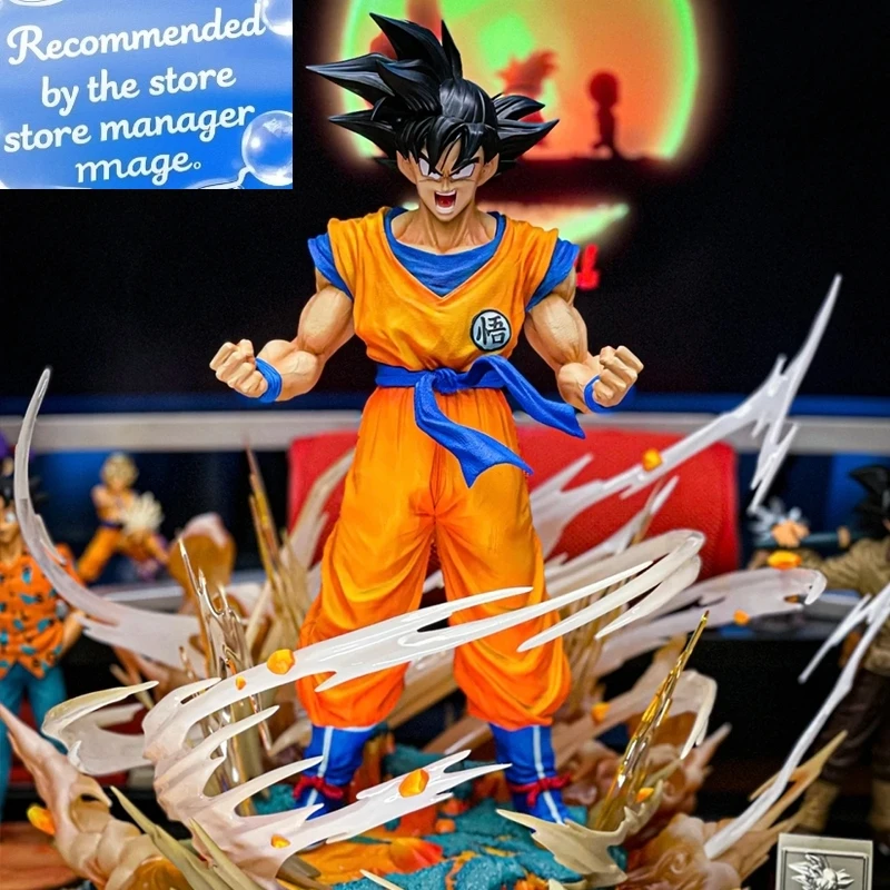 

29 см Dragon Ball Z Son Goku аниме фигурка Kaioken фигурка статуя из ПВХ коллекция модель украшения украшения игрушки подарок