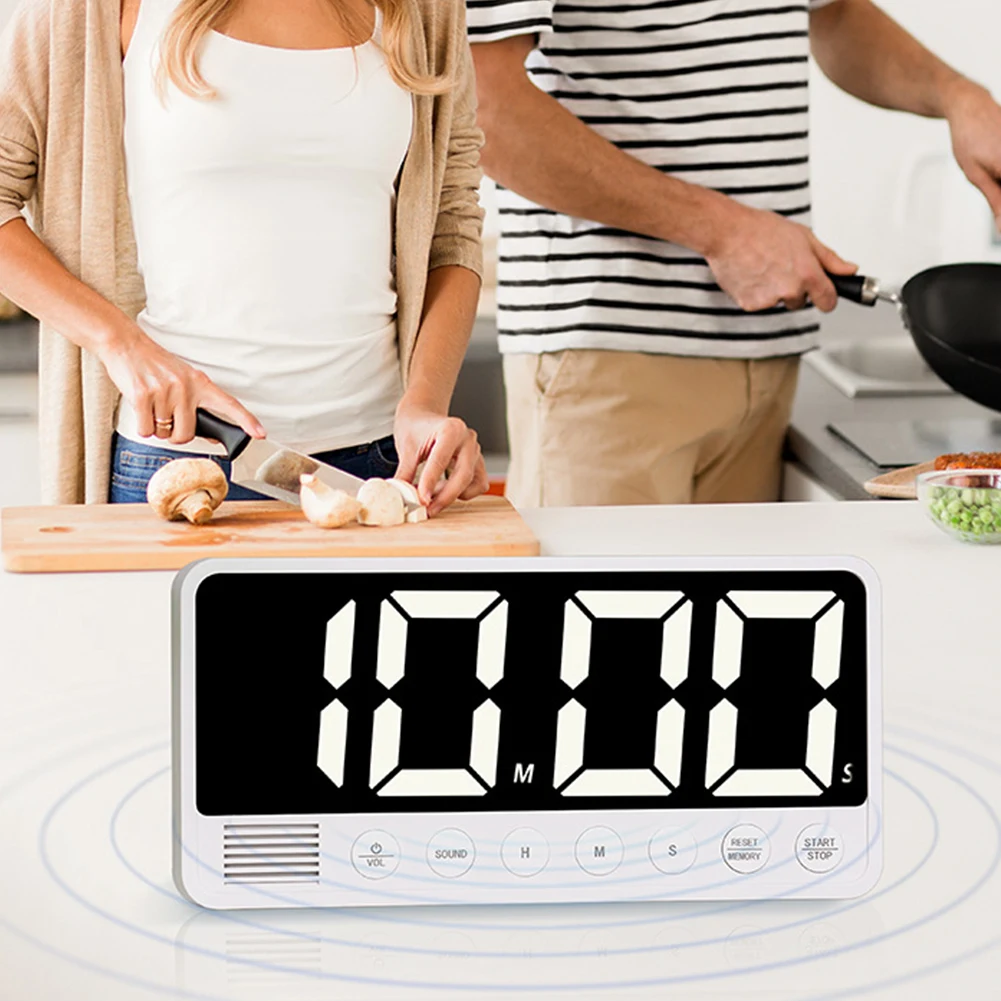 

Kitchen Timer USB Rechargeable Digital Timer Multi-Function Count UP/Down Timer Cooking Timer Kitchen Accessories