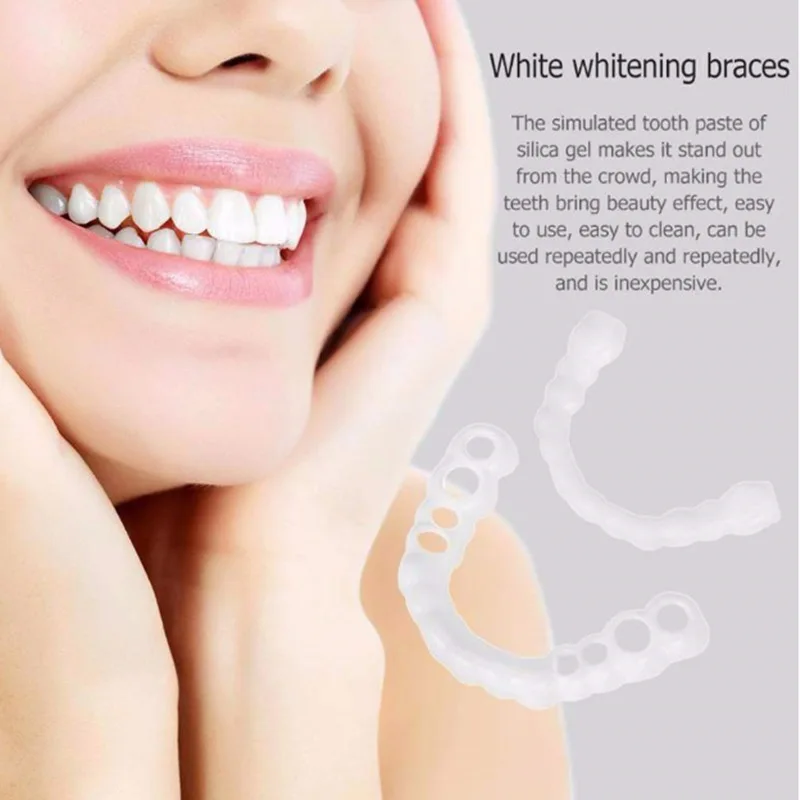 

Hot sell Upper & Lower Teeth Brace Whitening Cover Teeth Veneers Whitening Comfortable
