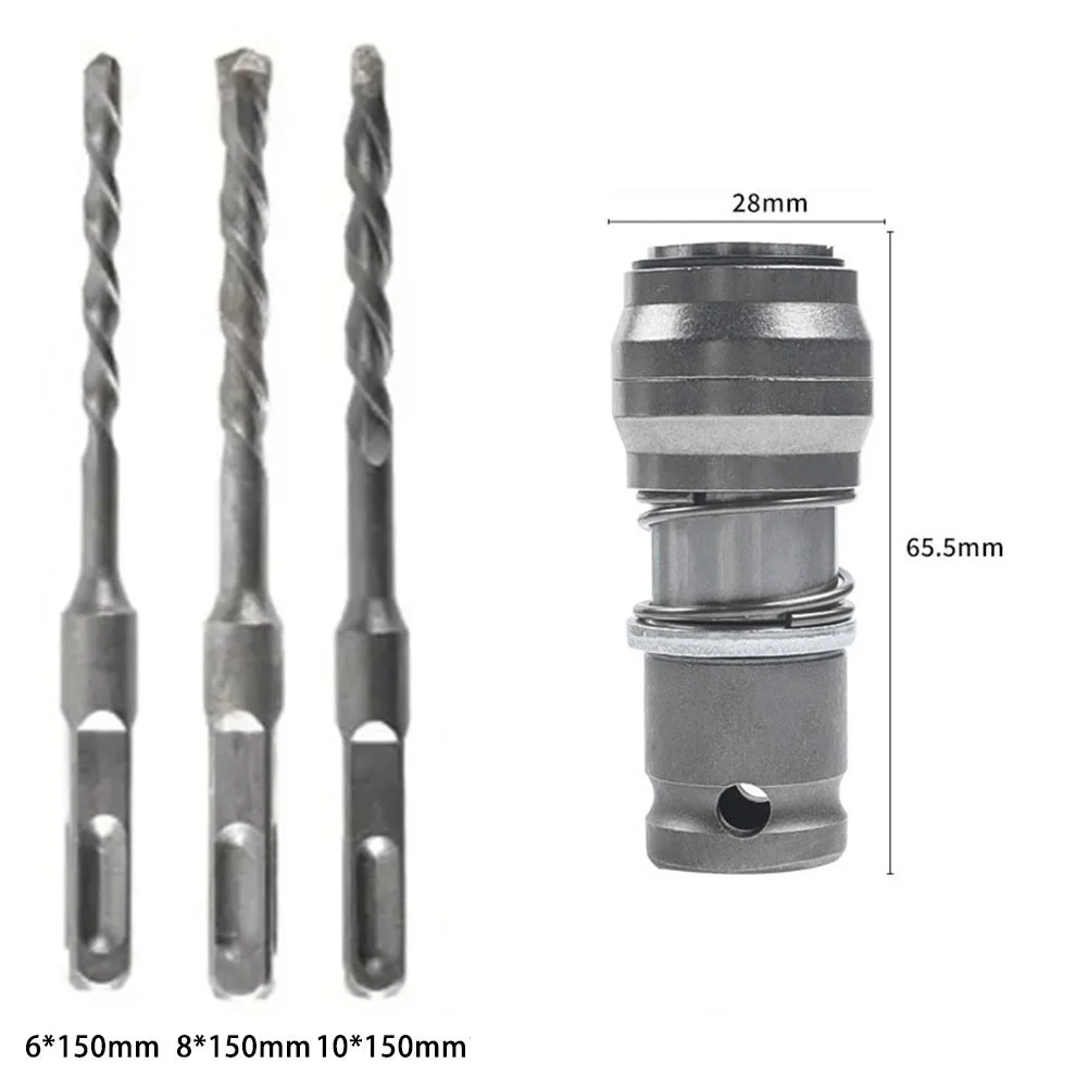 Conversion Head Drilling Set Electric Wrench Conversion Head Specifications Square Handle Waterproof Drill Bit