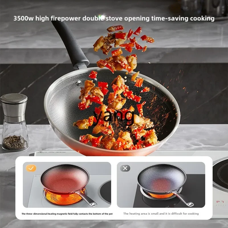 CX platinum diamond induction cooker electric ceramic cooker double stove embedded household high power view 3