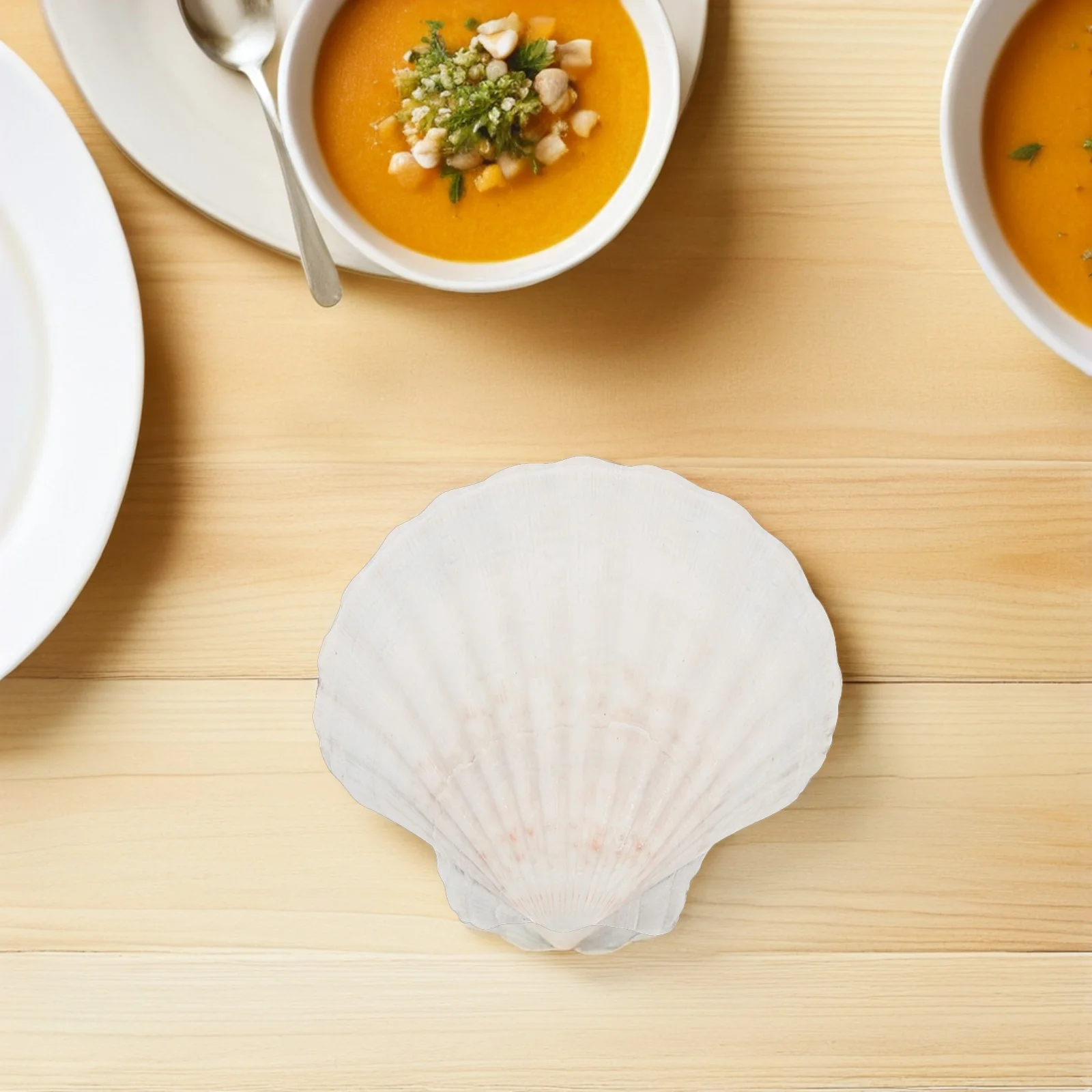 

20Pcs Natural Cooking Seashells - Scallop Shells for Baking Seafood High Temp Resistant Reusable Shell Plates for Grilling