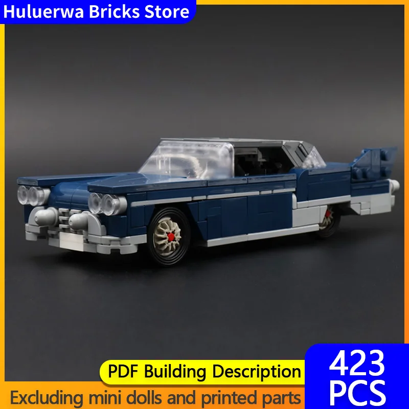 

Модель скоростного гоночного автомобиля MOC, строительные кирпичи, Eldorado Brougham, роскошный седан, модульная технология, детские праздничные подарки, сборная игрушка