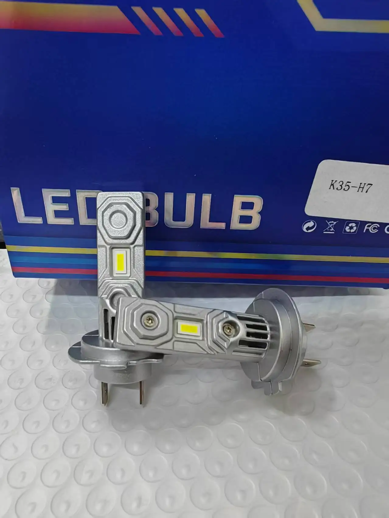 New 2Pcs Canbus For Kawasaki Z900 Z800 Z250 Z1000 LED Motorcycle Plug-and-Play Headlight High/Low H7 12V 20000LM 60W White