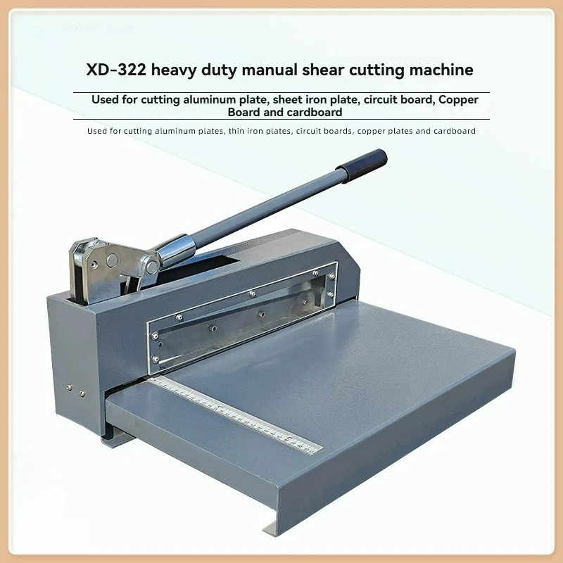 XD322 Manual Sheet Metal Shear Machine, PCB Board Shear Cutter, thin copper/aluminum/iron sheets, circuit boards Cutting machine