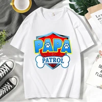 Paw Patrol Parent-child T-shirts Anime Cartoon Cute Parent Child Clothing Men Women Family Summer Fashion Short Sleeved Shirt 3