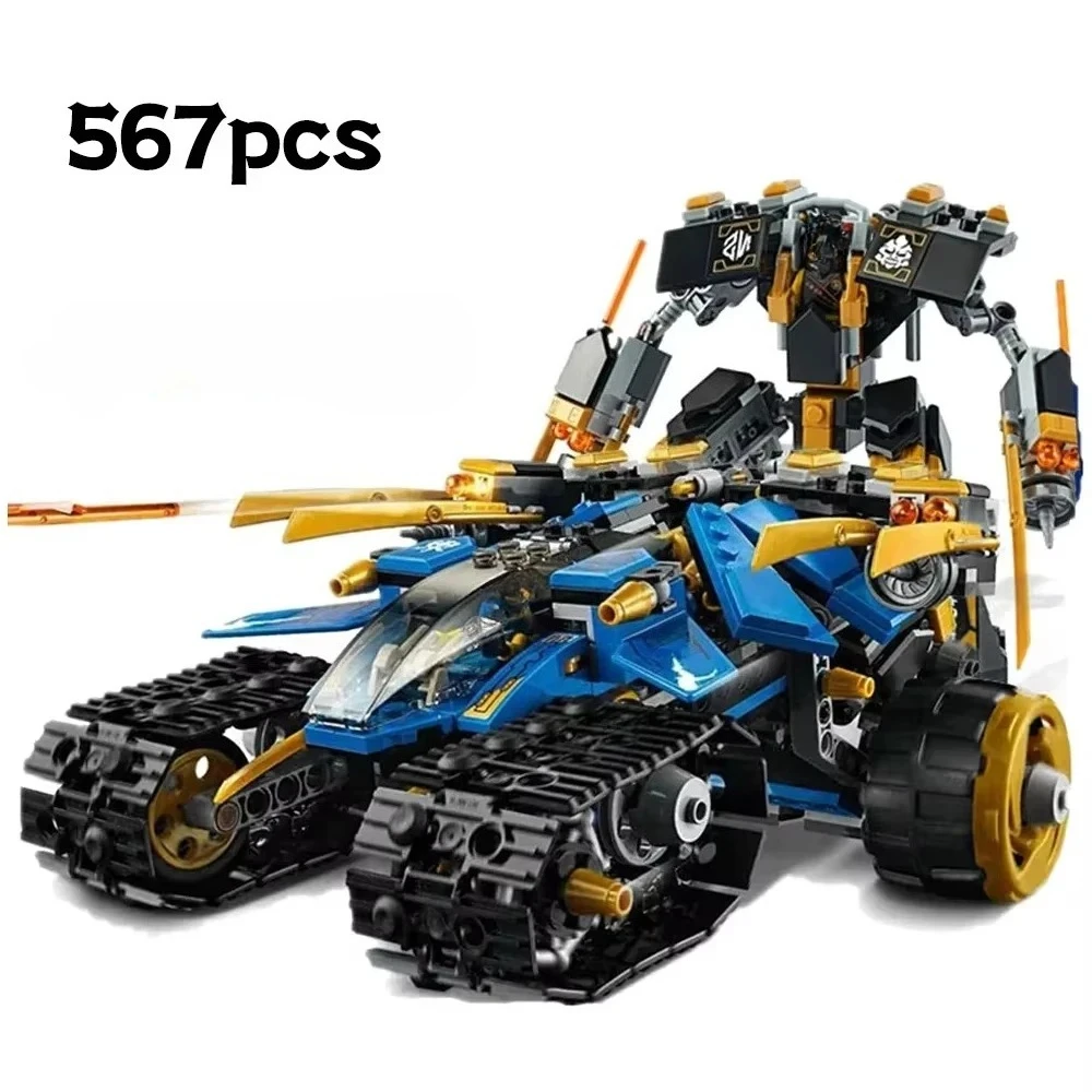 

Building Block Mecha 606PCS Technology Thunder Raiders Mechanical Warrior Robot Building Block War Weapon Model Toy Childr