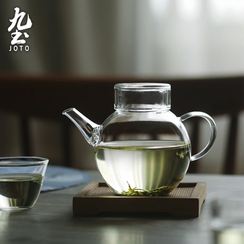 

JOTO Clear Glass Teapot with Strainer CHR0649