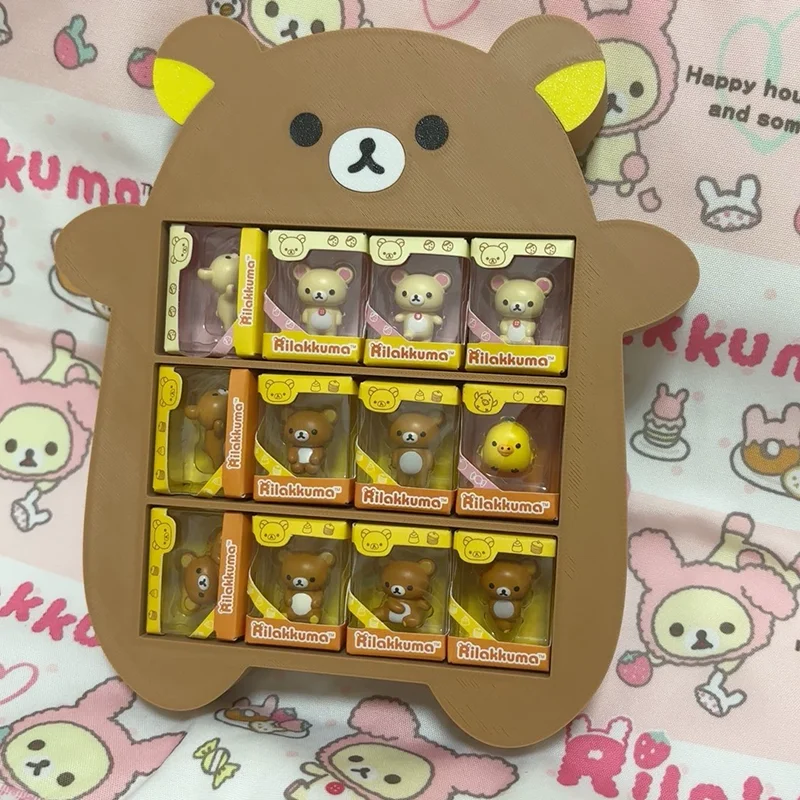 100% Original Rilakkuma Mini-Figur Mystery Box DIY Schlüsselanhänger Winzige Puppe Dekoration Niedliches Sammlerstück Ornament Geschenk für Frauen – Detail 3