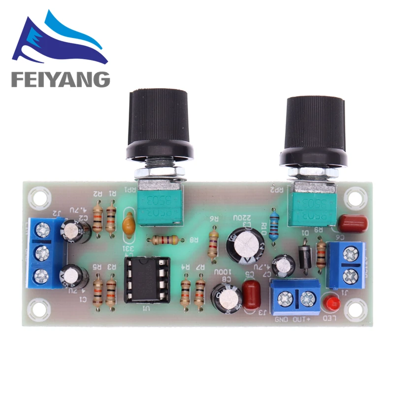 High-precision Single supply low pass filter board subwoofer preamp board 2.1 channel DC 10-24v 22hz-300hz