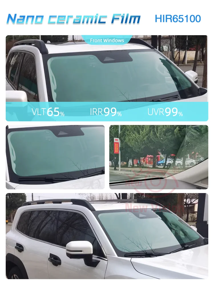 1mX3m High Rejection HIR100%% Nano Ceramic Car Window Tint Film Auto Glass Dekoracyjna folia przeciwsłoneczna