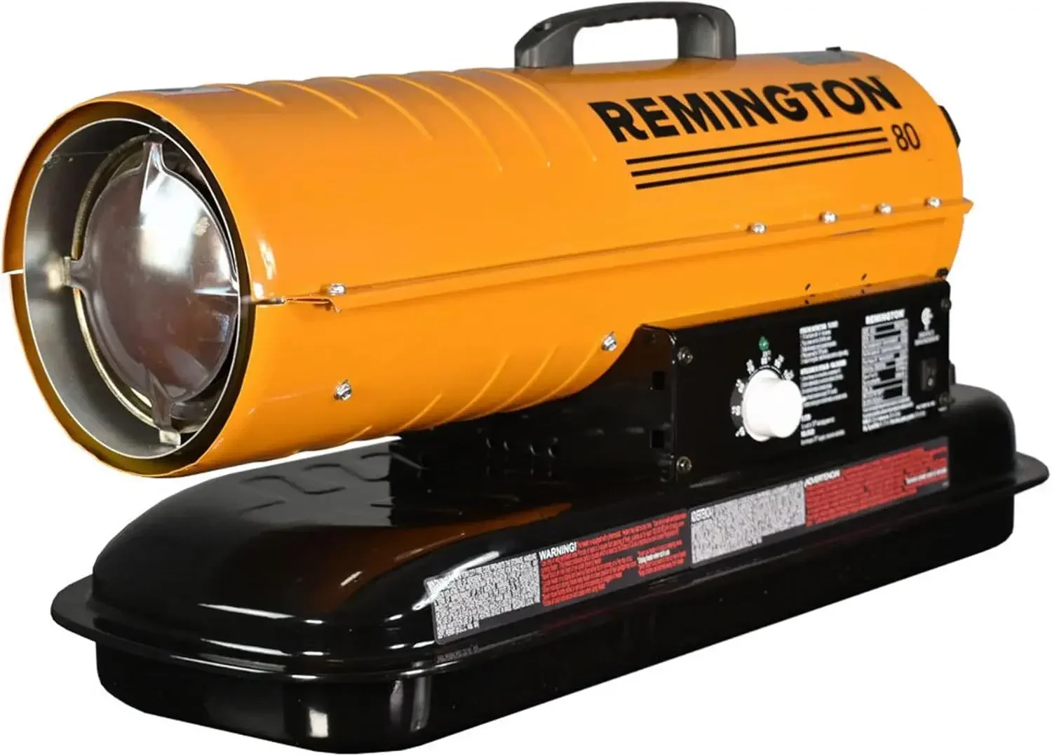 

Remington 80,000 BTU Diesel/Kerosene Heater | For Warehouses, Construction, Garages, Barns and Workshops (REM-80T-KFA-O)