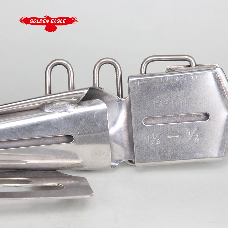 フォルダーテープサイズ1-3/8 -- 1/2 dayuフラットシーミングマシン一般的なフラットストレッチシリンダーシングルパケットダブルフォルダーdayu 103