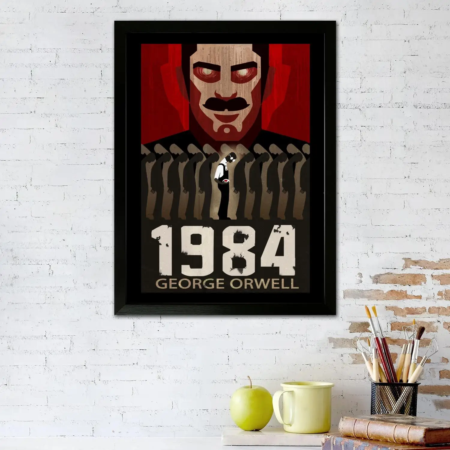 1984 George Orwell Modern Canvas Art Poster, Wall Art Picture Print, Modern Family Bedroom Decor Posters,Decorative painting