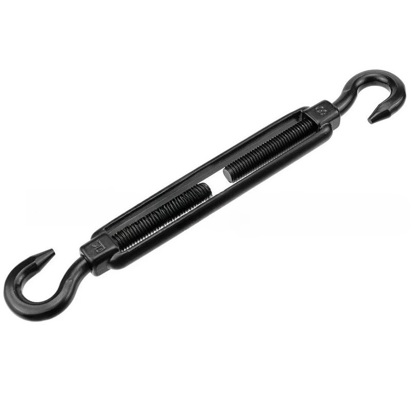 1 قطعة الفولاذ المقاوم للصدأ الأسود هوك العين الموتر قابل للتعديل حبل كابل حديقة M4 M5 M6 M8 سلك الموتر #1