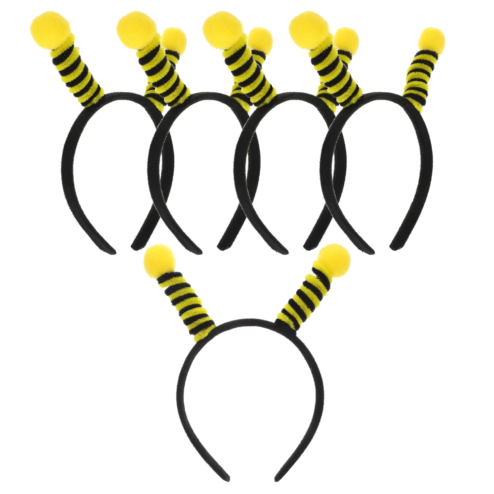 5 Pcs Bee Headband Cosplay Party Headbands Accessory Antenna Tentacle Cartoon Child