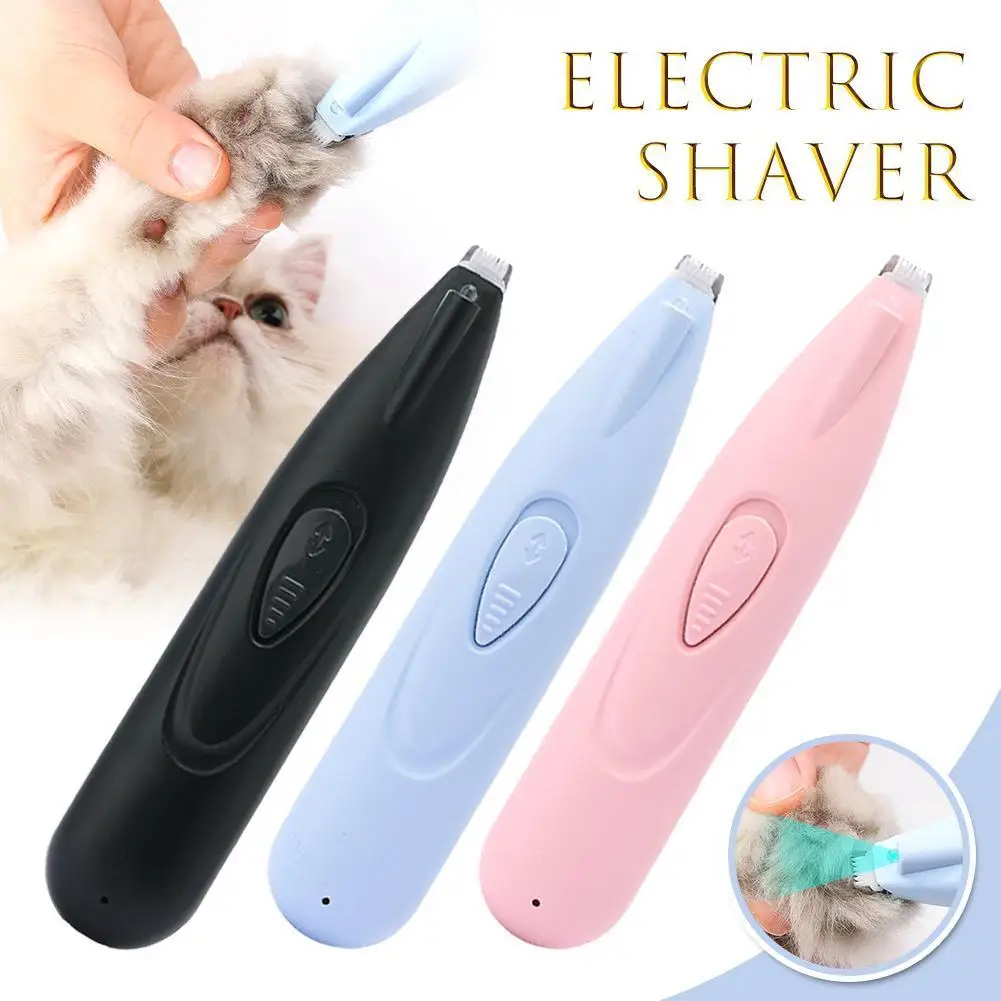 Rasoir électrique intelligent à lumière LED pour animaux de compagnie, coupe-ongles, chargement USB, dispositif de protection des pieds anti-pincement, tondeuse à griffes pour chat et chien, efficace