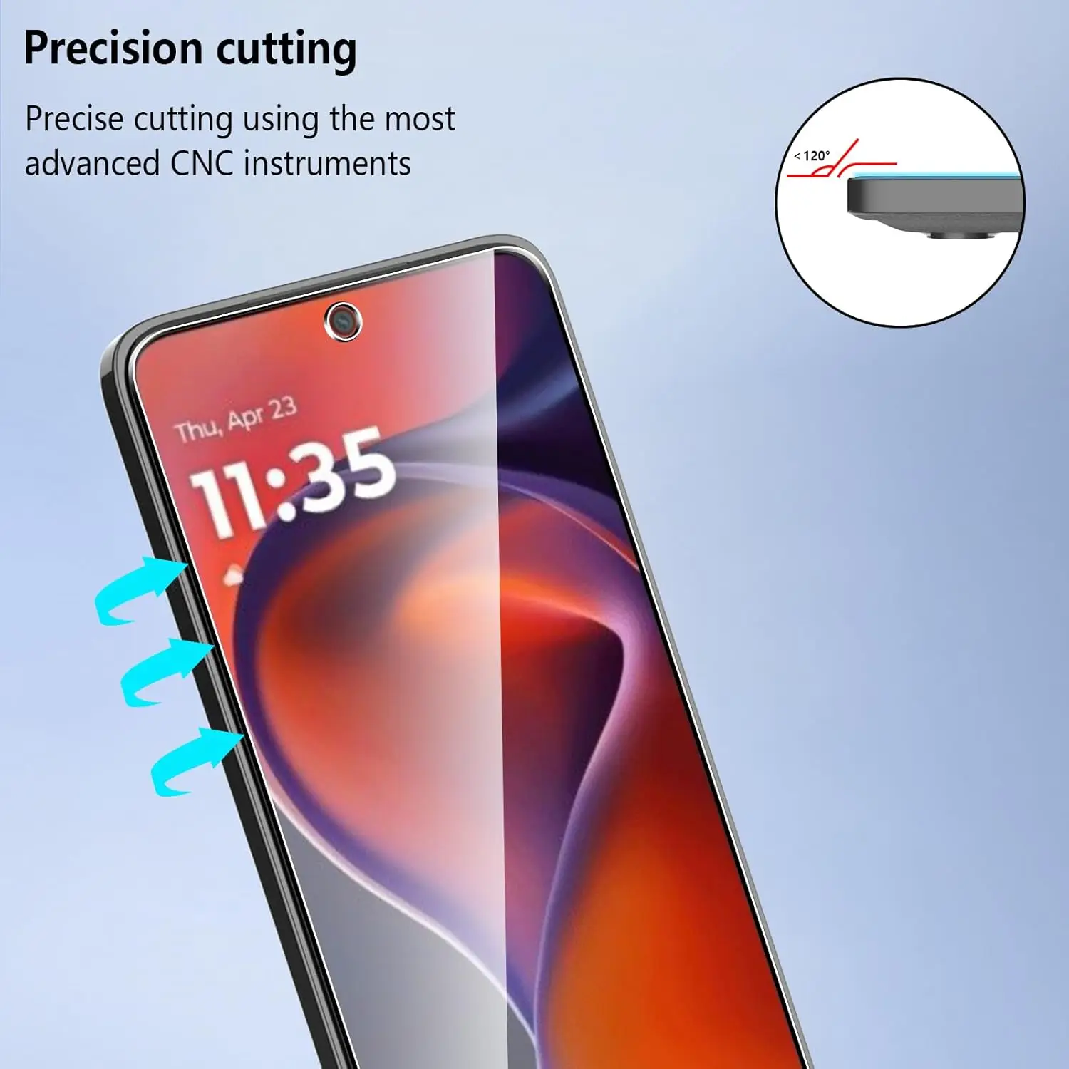 2/3/4 szt. Szkło Hartowane do Motorola MOTO G15 Power Folia Ochronna na Ekran ze Szkła Hartowanego