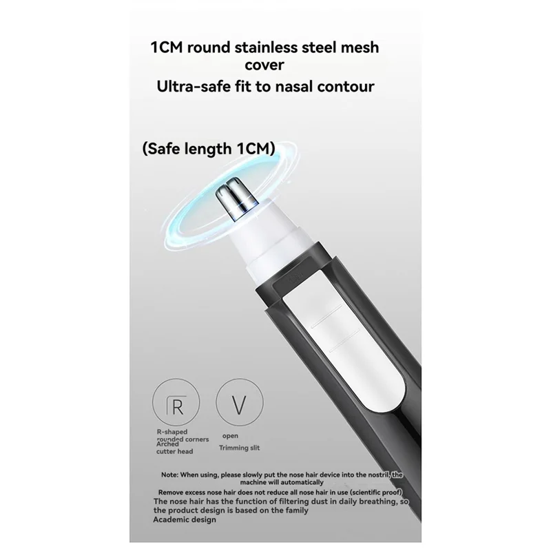 A05G-Electric Trimmer Combo For Nose Hair And Eyebrows - Convenient Grooming For Men And Women