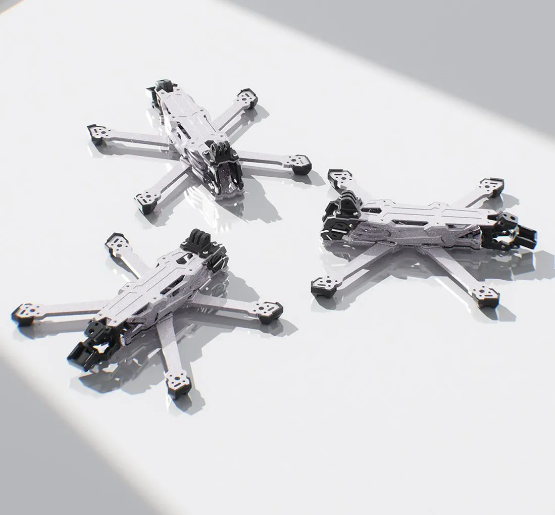 GEPRC GEP-Vapor O4 Pro Holographic White Frame Kit Vapor-X5 / Vapor-X6 / Vapor-D5 / For RC Toy Parts
