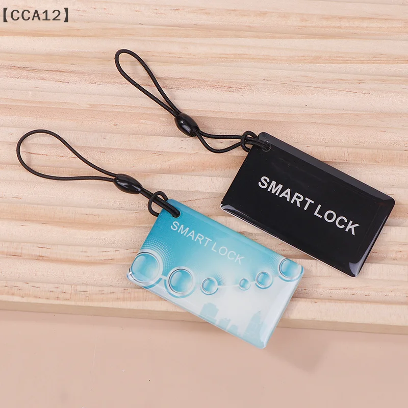 Tuya-電子スマートドアロック,指紋ロック,RFIDロック解除,ICカード,ttlock ble,cca12,13.56mhz,10個