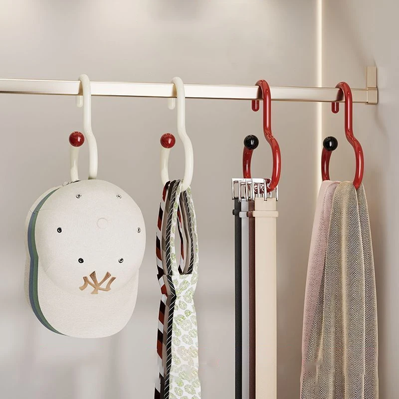 3 قطعة البلاستيك وشاح مستدير التعادل شماعات الدوبامين غير وسم قبعة تخزين هوك مكافحة زلة معلقة دائرة حلقة قبعة شماعات خزانة