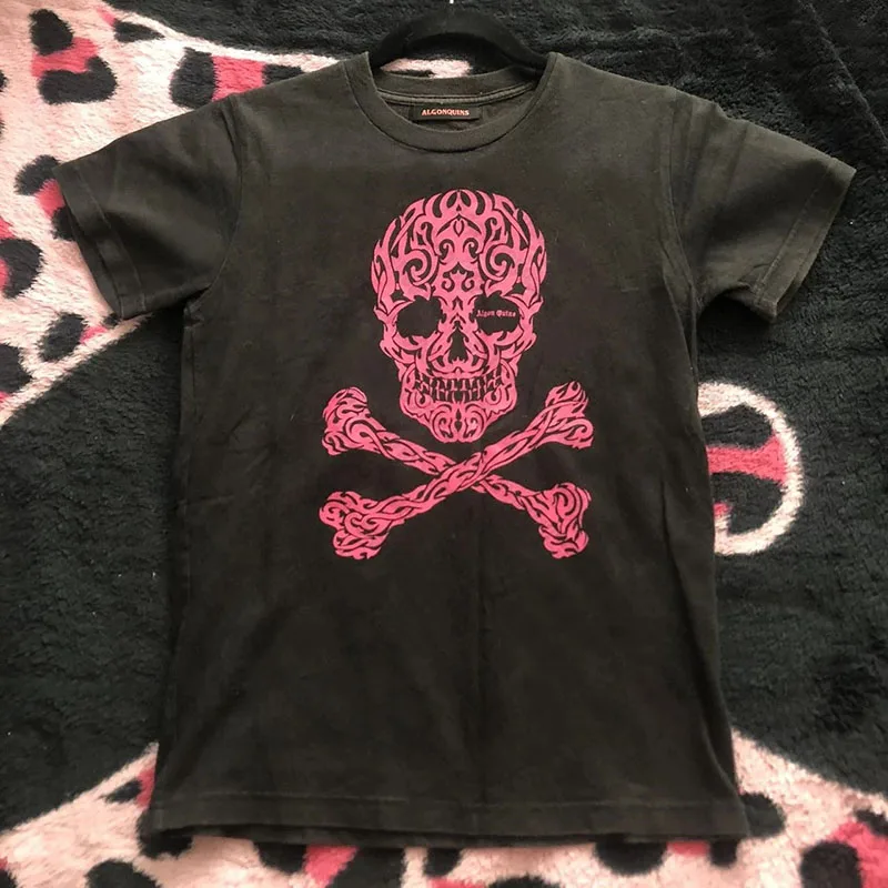 90s Vintage Clothes Kawaii Star Girl Emo Y2k Top Grunge Clothes Y2k Tops Graphic T Shirts Aesthetic Clothing Women's T-shirts