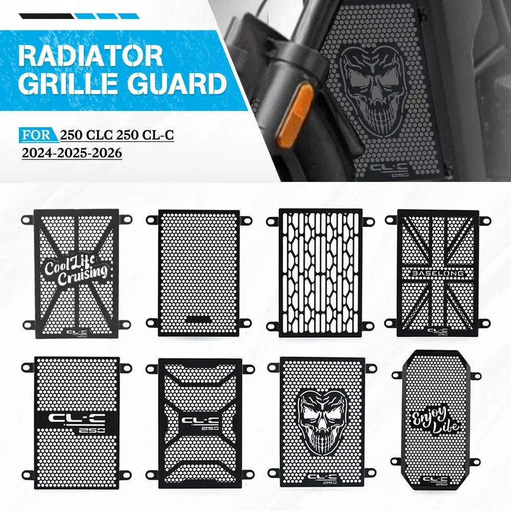 

Radiator Grille Guard Protection Cover Protector Motorcycle For CFMOTO CF MOTO 250 CLC 250 CL-C CLC 250 CL-C 250 2024 2025 2026