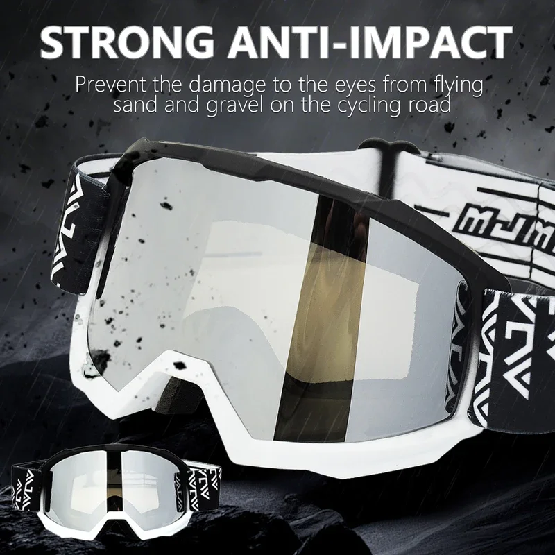 

Противоударные очки для верховой езды UNISEX 2025 — мотоциклетные очки HD с регулируемым ремешком, защитой от UV400 и брызг для езды на велосипеде/внедорожье