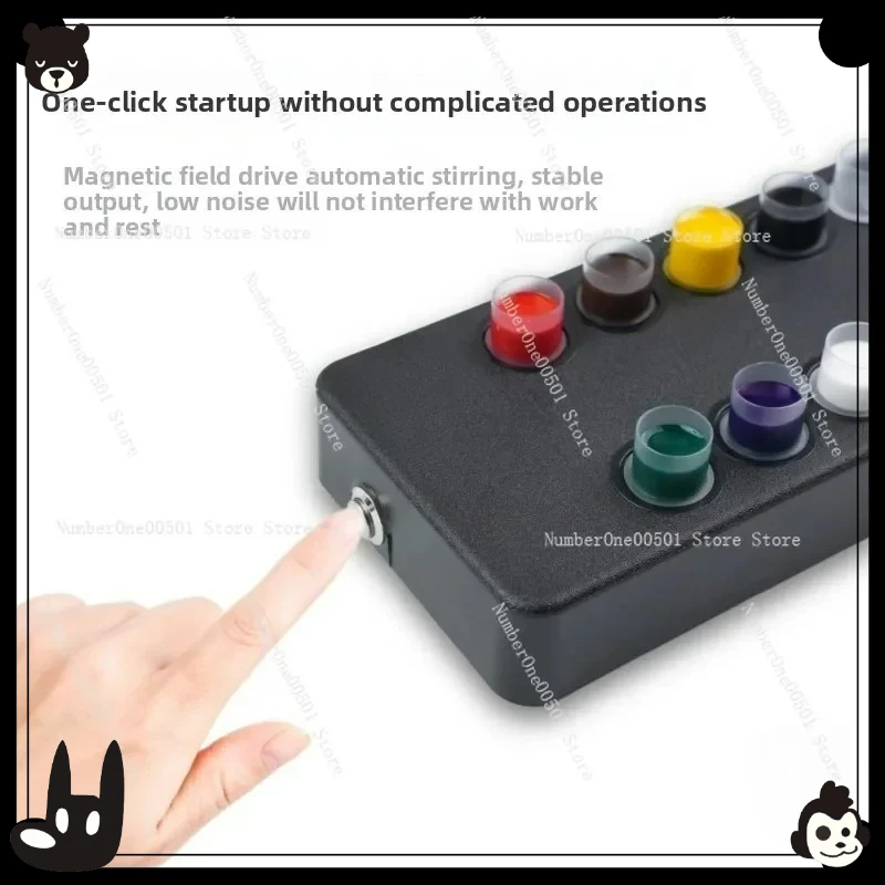 

Многофункциональный магнитный смеситель чернил для татуировки, электрический шейкер для пигментов для принадлежностей для татуировки