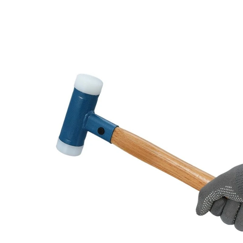 no-rebound-hammer-nylon-rubber-hammer-wooden-handle-iron-handle-floor-tile-installation-hammer-replaceable