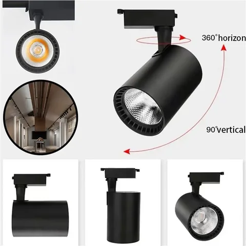 Spårlampa 50W Högljus Taklampa Spårlampa Spotlights LED För Köksbelysning Sovrum Hem Spåra Taklampa 10 best sales LED-skena - №5