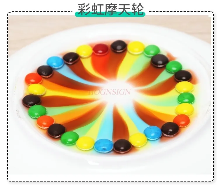 Student Science Experiment Rainbow Ferris Wheel Technology Small Make Skittles Hand Invented Chemistry Teaching Aids